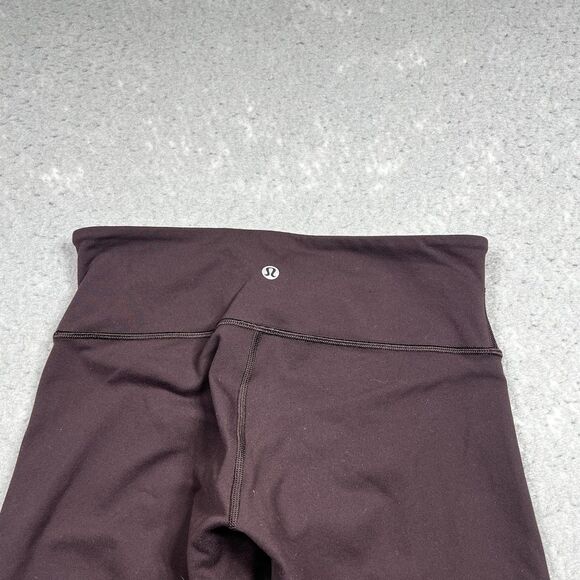 Lululemon Leggings Women’s 6 Wunder Under Maroon Running Yoga Workout 28” - Picture 9 of 11